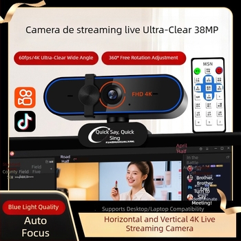 Cameră live 4K USB 2.0 Plug-and-Play, autofocus, microfon încorporat, 60FPS