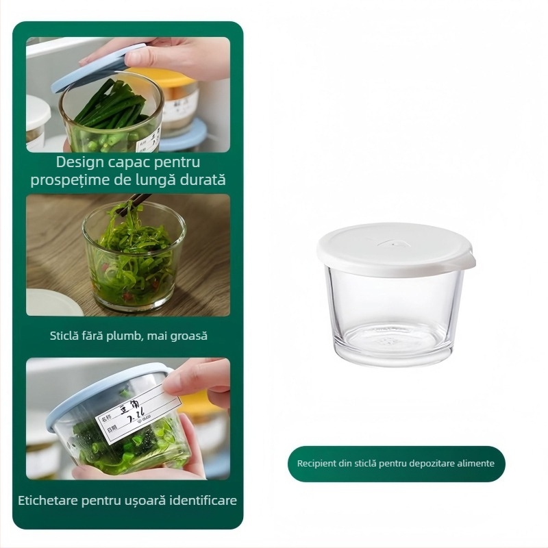 Cutie PET pentru păstrarea alimentelor, cu funcție de drenaj