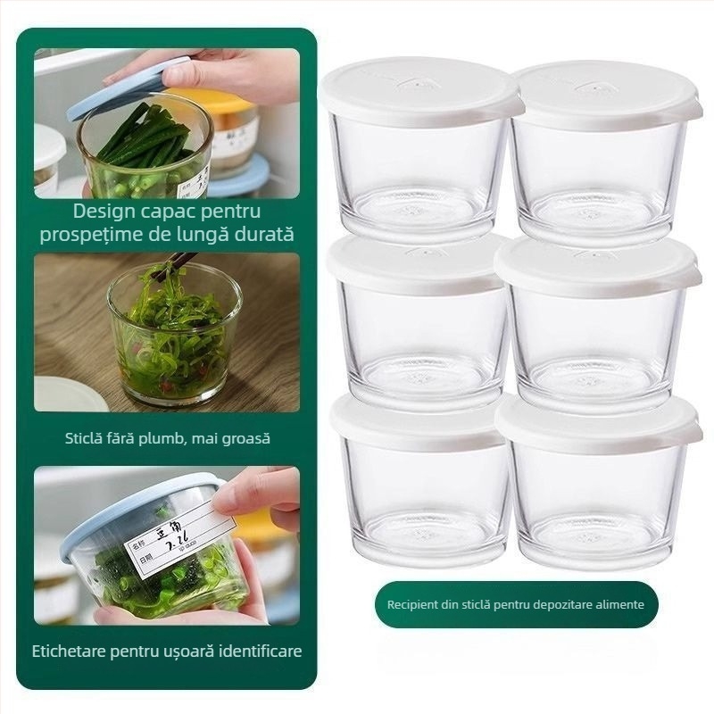 Cutie PET pentru păstrarea alimentelor, cu funcție de drenaj