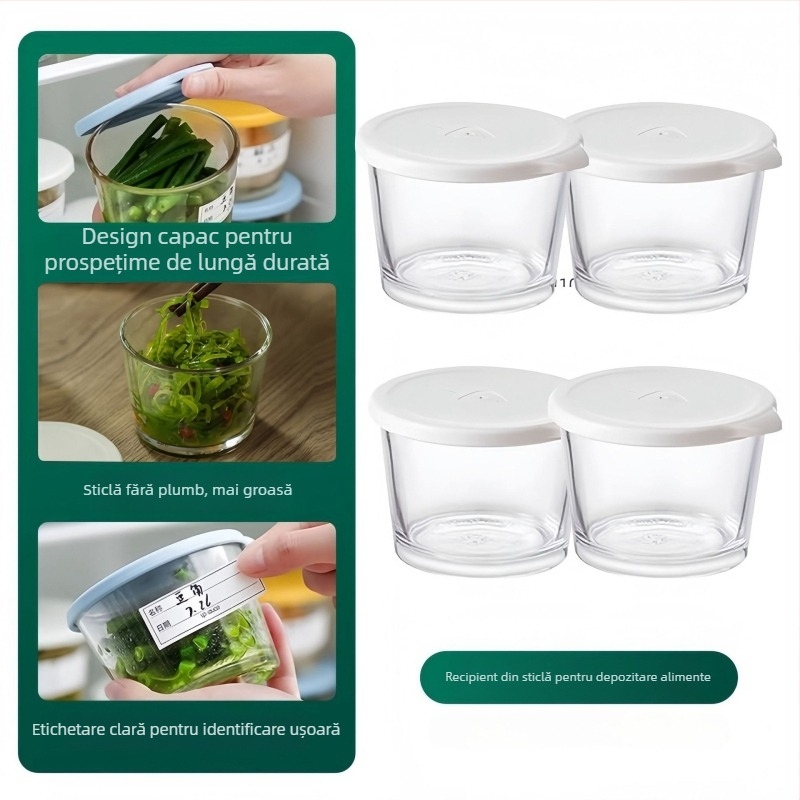 Cutie PET pentru păstrarea alimentelor, cu funcție de drenaj