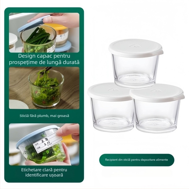 Cutie PET pentru păstrarea alimentelor, cu funcție de drenaj