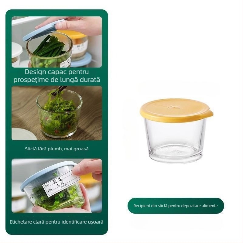 Cutie PET pentru păstrarea alimentelor, cu funcție de drenaj