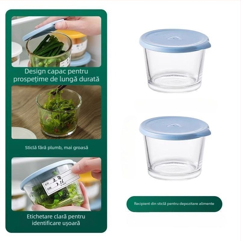 Cutie PET pentru păstrarea alimentelor, cu funcție de drenaj