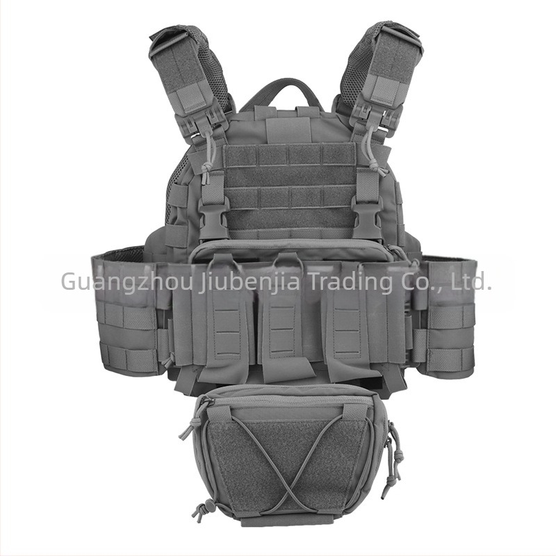 ARC veste tactică cu sistem MOLLE, țevi de umăr cu eliberare rapidă, camuflaj, fibre chimice care evacuează umezeala, unisex adulți