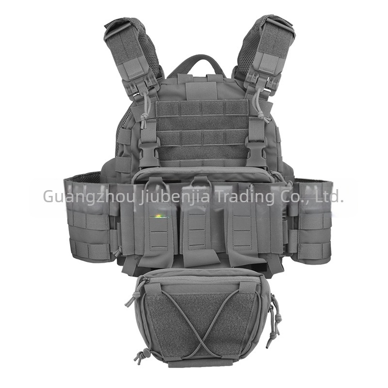 ARC veste tactică cu sistem MOLLE, țevi de umăr cu eliberare rapidă, camuflaj, fibre chimice care evacuează umezeala, unisex adulți