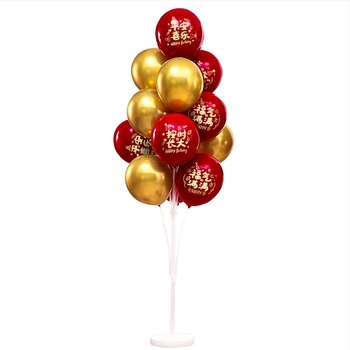 Accesorii de decor pentru scenă la petrecerea copiilor, cu dragon și iepuraș bebe în stil desen animat; primul său aniversar cu baloane plutitoare; marcă Orange noyibai; potrivite pentru zile de naștere; categorie: baloane de aniversare; categorie produs: