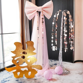 Set decorare spațiu pentru nuntă, stil festiv, fundal pentru living și dormitor, accesorii foto pentru nuntă și logodnă