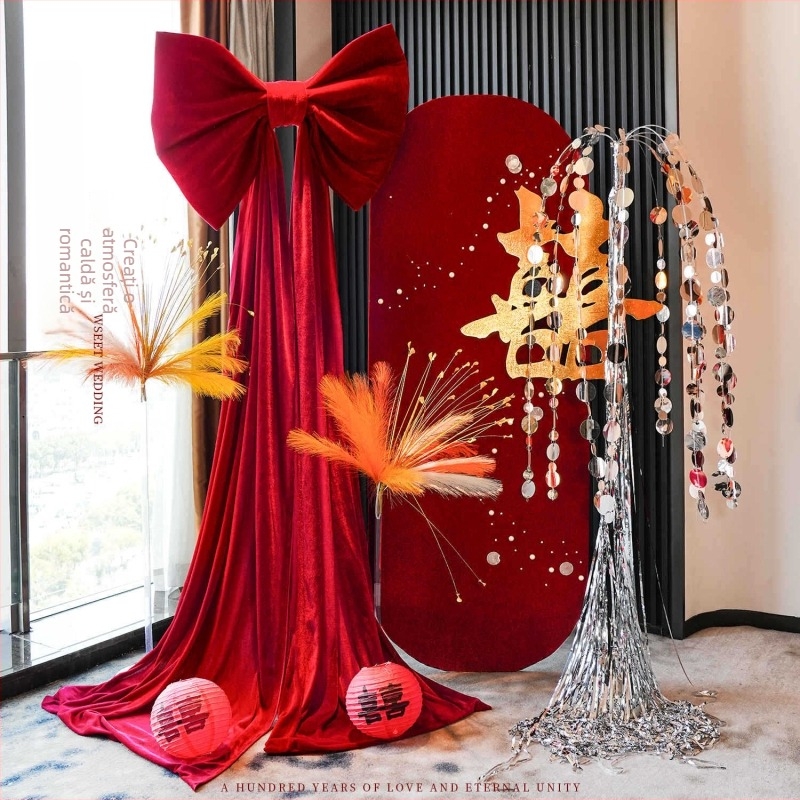 Set decorare spațiu pentru nuntă, stil festiv, fundal pentru living și dormitor, accesorii foto pentru nuntă și logodnă