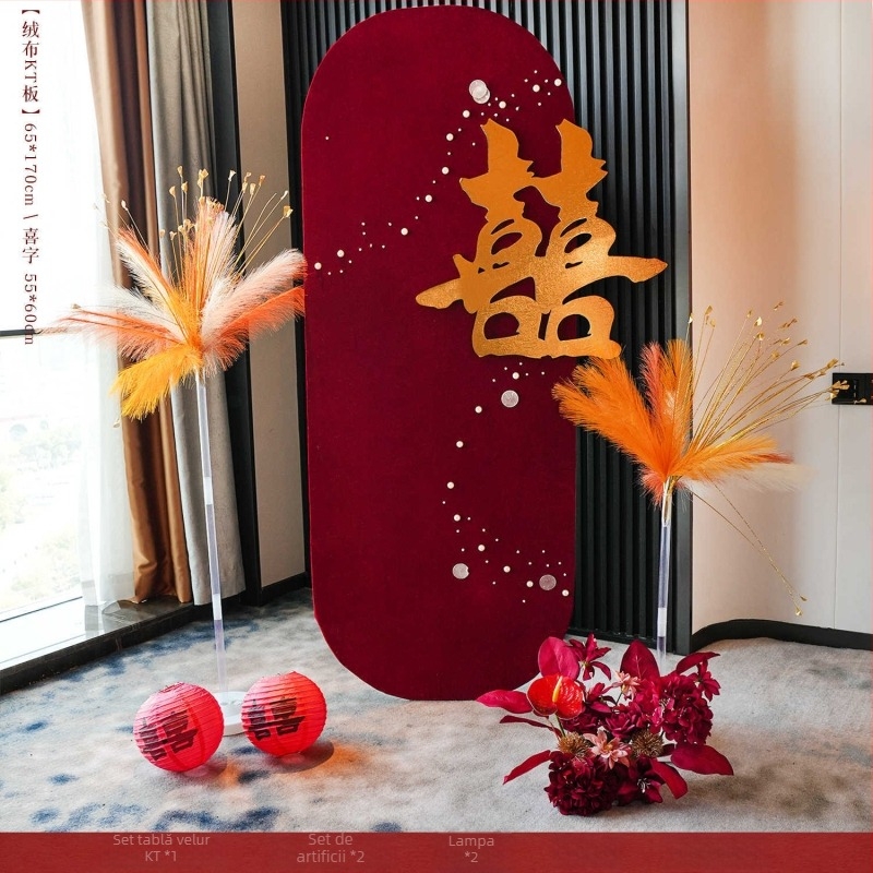 Set decorare spațiu pentru nuntă, stil festiv, fundal pentru living și dormitor, accesorii foto pentru nuntă și logodnă