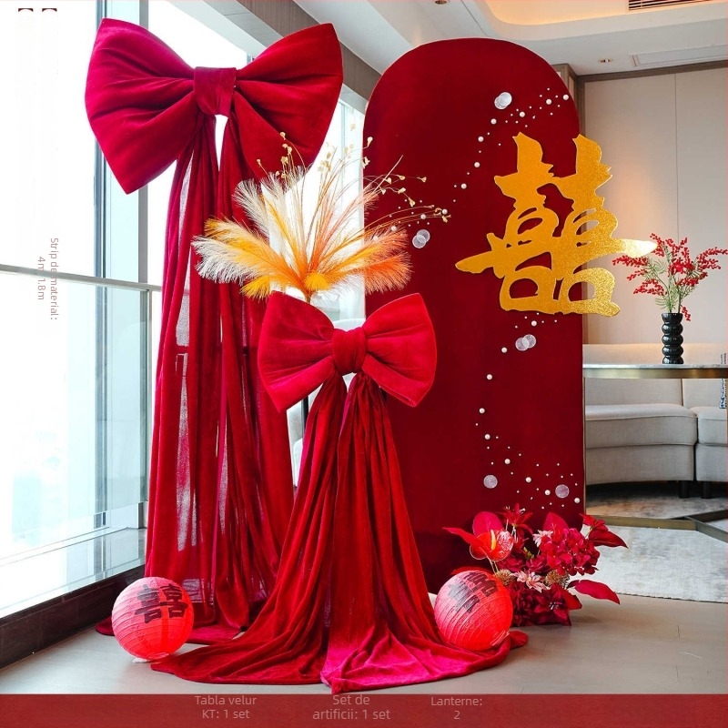 Set decorare spațiu pentru nuntă, stil festiv, fundal pentru living și dormitor, accesorii foto pentru nuntă și logodnă