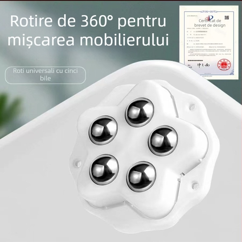 Rotițe adezive pentru mobilier – roți universale pentru mese de cafea și alte piese de mobilier, montaj fără găuri, brand Dezhiding