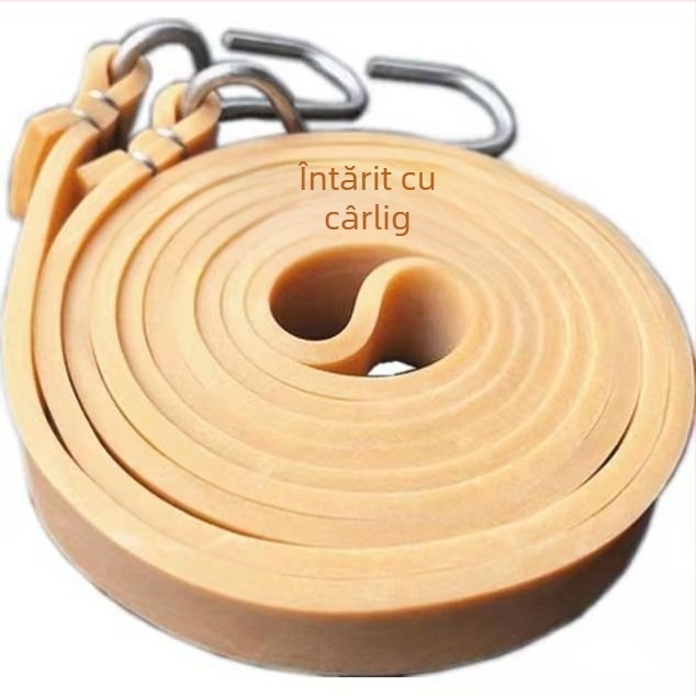 Șnur elastic pentru motocicletă cu cârlig dublu și clemă mare întărită pentru suportul de pe coada bicicletei electrice