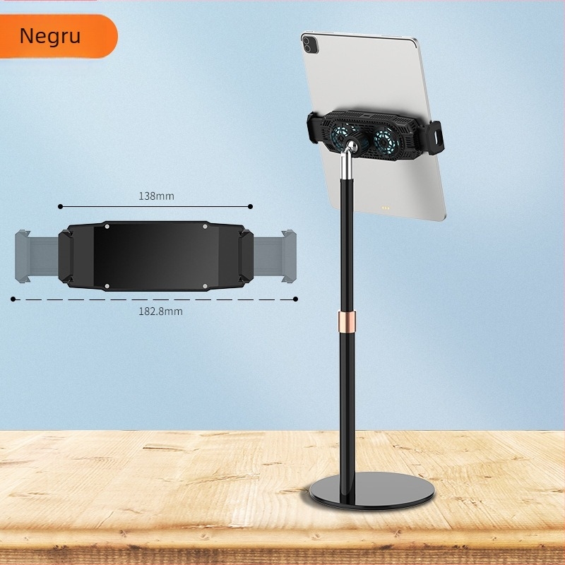 Suport de răcire pentru telefoane mobile și tablete cu răcire semiconductoare dual-core – funcționare foarte silențioasă, suport de birou, Model S188, 15W, 105g, ABS+PC