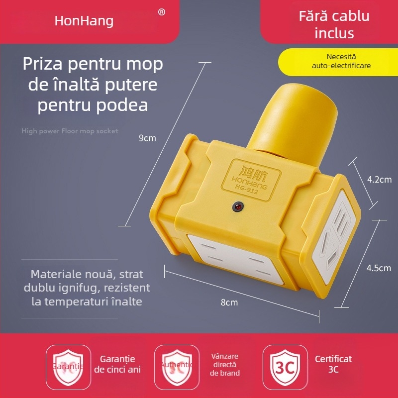 Priză de distribuție industrială, protecție împotriva exploziilor și lampă indicator, CCC certificată.