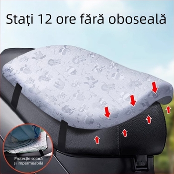 Husă pentru pernă de șezut Kepu pentru vehicule electrice și motociclete – toate sezoanele, fără umplutură
