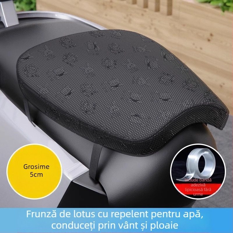 Husă pentru pernă de șezut Kepu pentru vehicule electrice și motociclete – toate sezoanele, fără umplutură