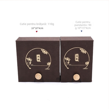 Cutie pentru brățări și pandante – stil moștenire în design, ambalaj din materiale compozite