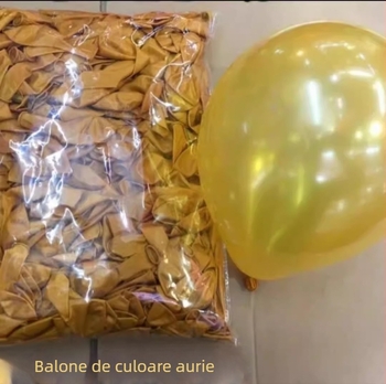 Baloni din latex perlat, pachet 1000 pentru petreceri și nunți (Tip balon: latex; Material: latex; Formă: rotund; Logo imprimat: Da; Potrivit pentru: zile de naștere, nunți)