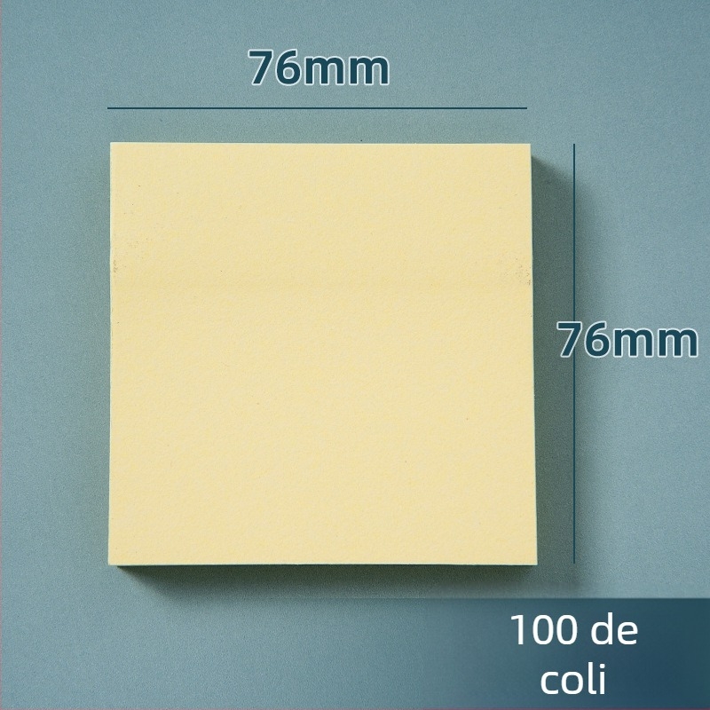 Set de Note Autoadezive Colorate - Post-it drăguțe și creative, Bai Rui, 100 de foi, autoadezive, personalizabile