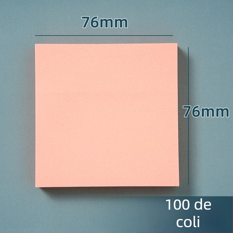 Set de Note Autoadezive Colorate - Post-it drăguțe și creative, Bai Rui, 100 de foi, autoadezive, personalizabile