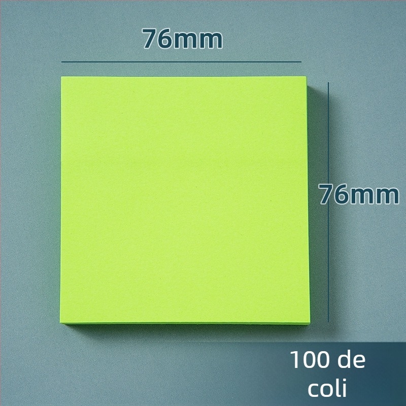 Set de Note Autoadezive Colorate - Post-it drăguțe și creative, Bai Rui, 100 de foi, autoadezive, personalizabile