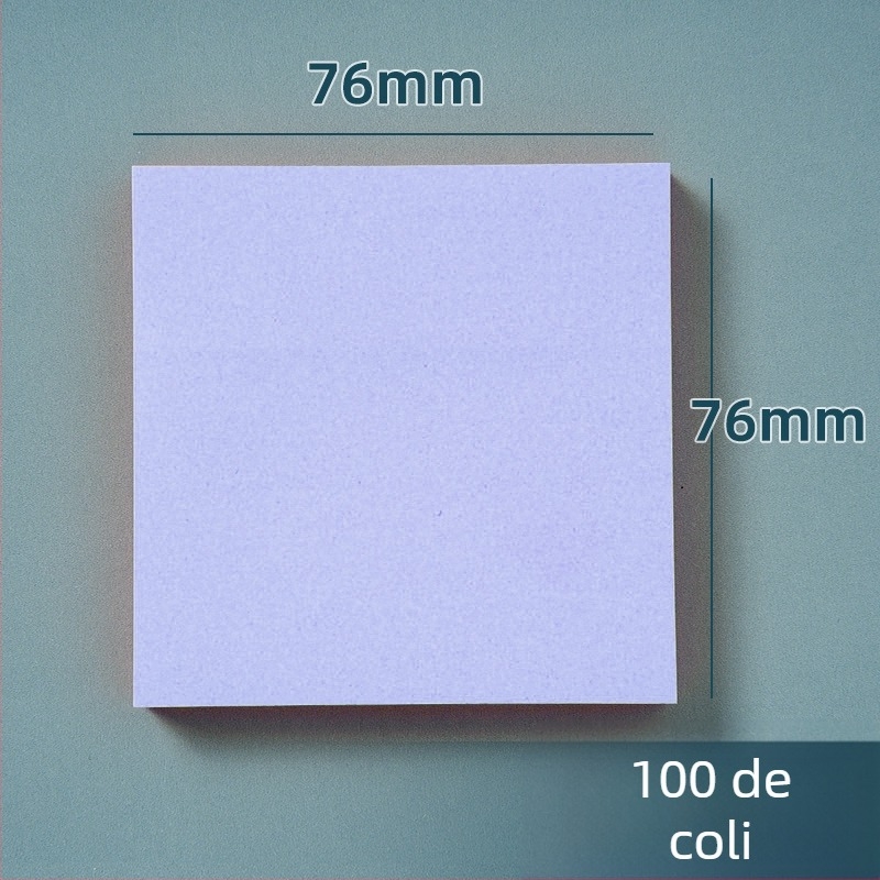 Set de Note Autoadezive Colorate - Post-it drăguțe și creative, Bai Rui, 100 de foi, autoadezive, personalizabile