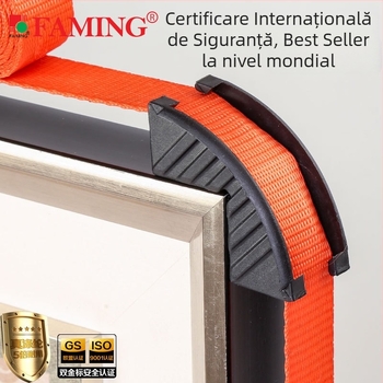 Clip de colț din aluminiu pentru cadre de uși și dulapuri – fixare la 90°, marca Faming