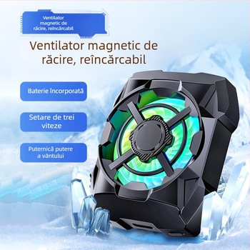 AL16 răcitor pentru telefon, atașare magnetică, 3 trepte reglare, încărcare wireless, USB-C