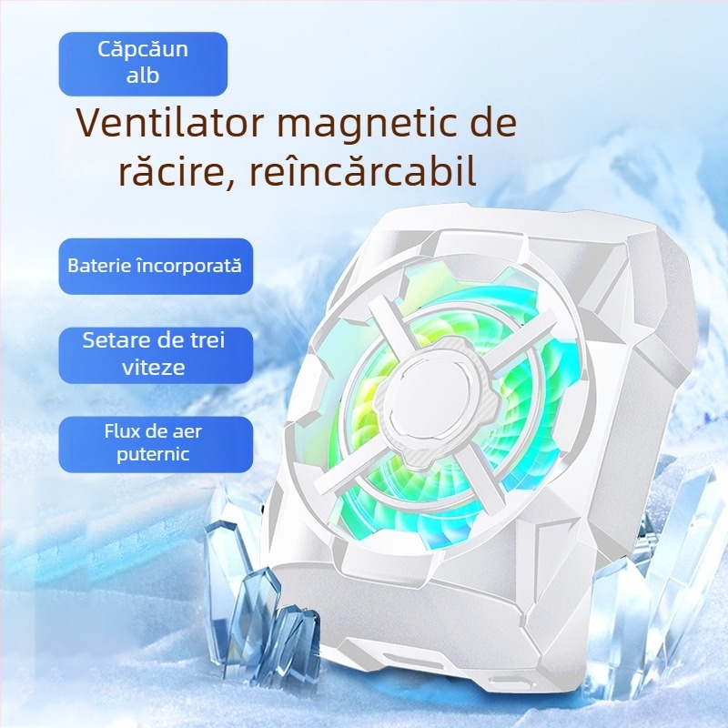 AL16 răcitor pentru telefon, atașare magnetică, 3 trepte reglare, încărcare wireless, USB-C