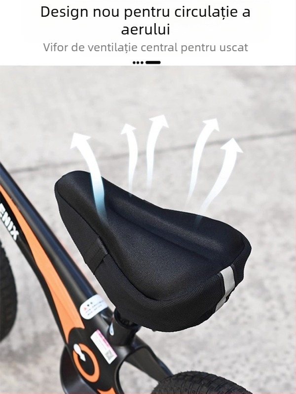 Set pernă șa pentru bicicletă copii - Lycra, potrivit pentru bicicletele copiilor, model 01, Număr articol: Children's Seat Cushion, husă pentru șa