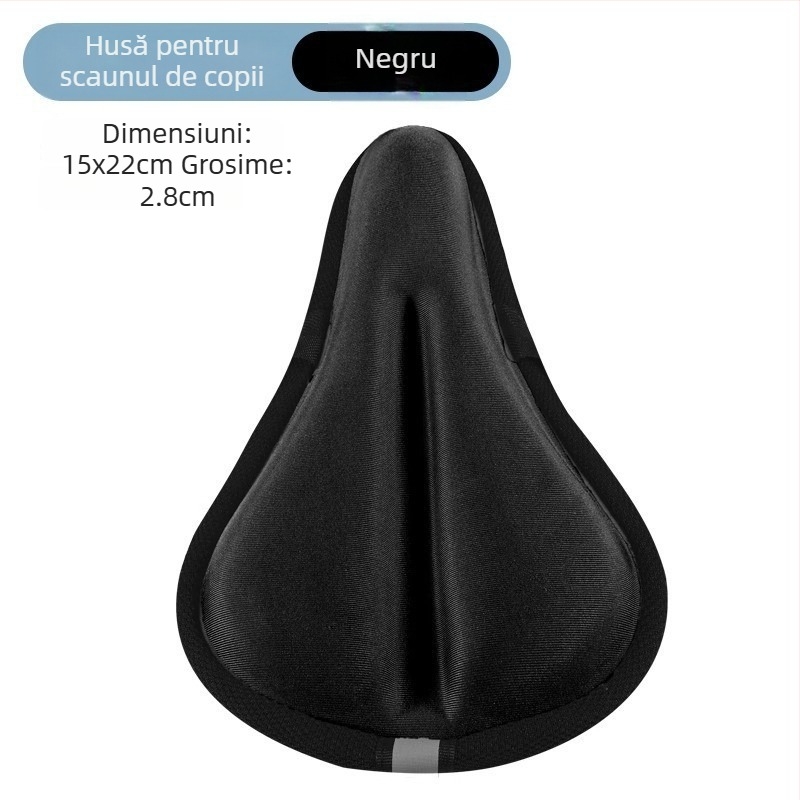 Set pernă șa pentru bicicletă copii - Lycra, potrivit pentru bicicletele copiilor, model 01, Număr articol: Children's Seat Cushion, husă pentru șa