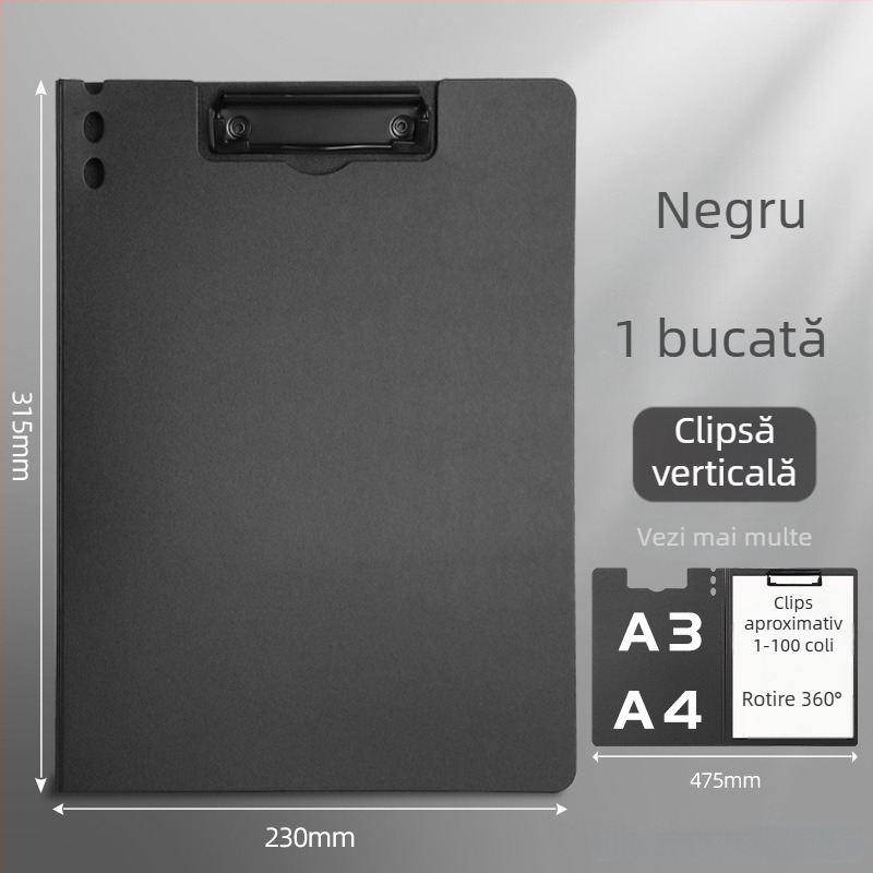 Cleme de documente din plastic, model BJ, Have fun learning