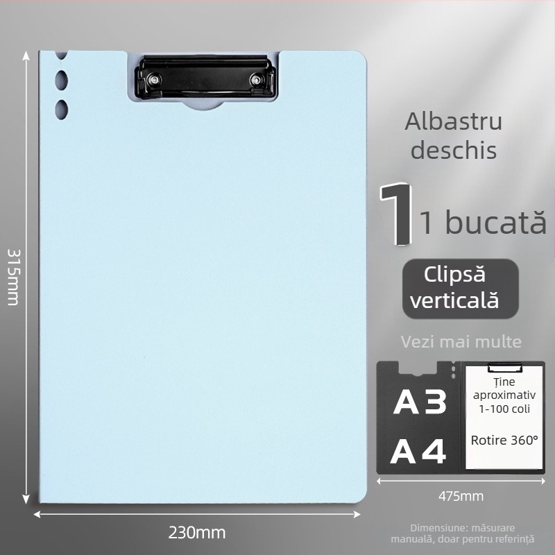 Cleme de documente din plastic, model BJ, Have fun learning