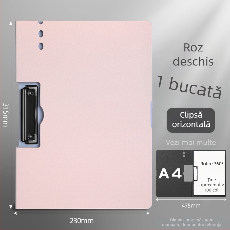 Cleme de documente din plastic, model BJ, Have fun learning