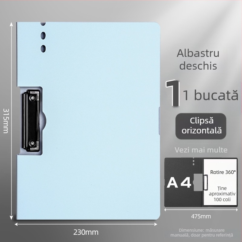 Cleme de documente din plastic, model BJ, Have fun learning