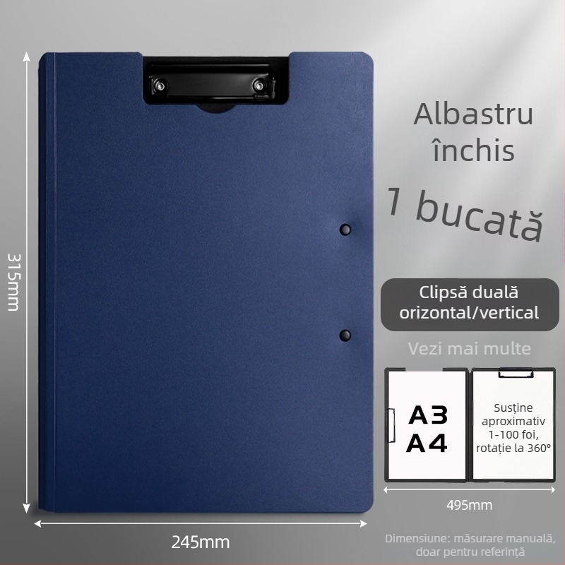 Cleme de documente din plastic, model BJ, Have fun learning