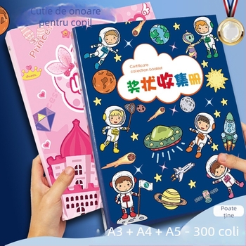 Carte de colectare a certificatelor, plastic, cu 3 găuri, brand youka, model 0526, 40 de pagini