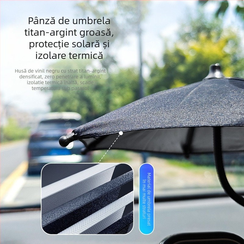 SUMI-TAP umbrelă de soare pentru telefonul mobil, model STM-712, izolație termică și protecție solară, pentru camioane și navigație auto.