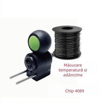 Camera sonar pentru pescuit – corp din aliaj, multiple moduri, viziune nocturnă subacvatică, măsurarea temperaturii
