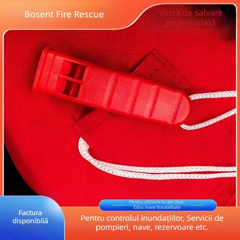 Vestă de salvare pentru adulți și copii, cu plutaj înalt, pentru înot, pescuit și rafting.