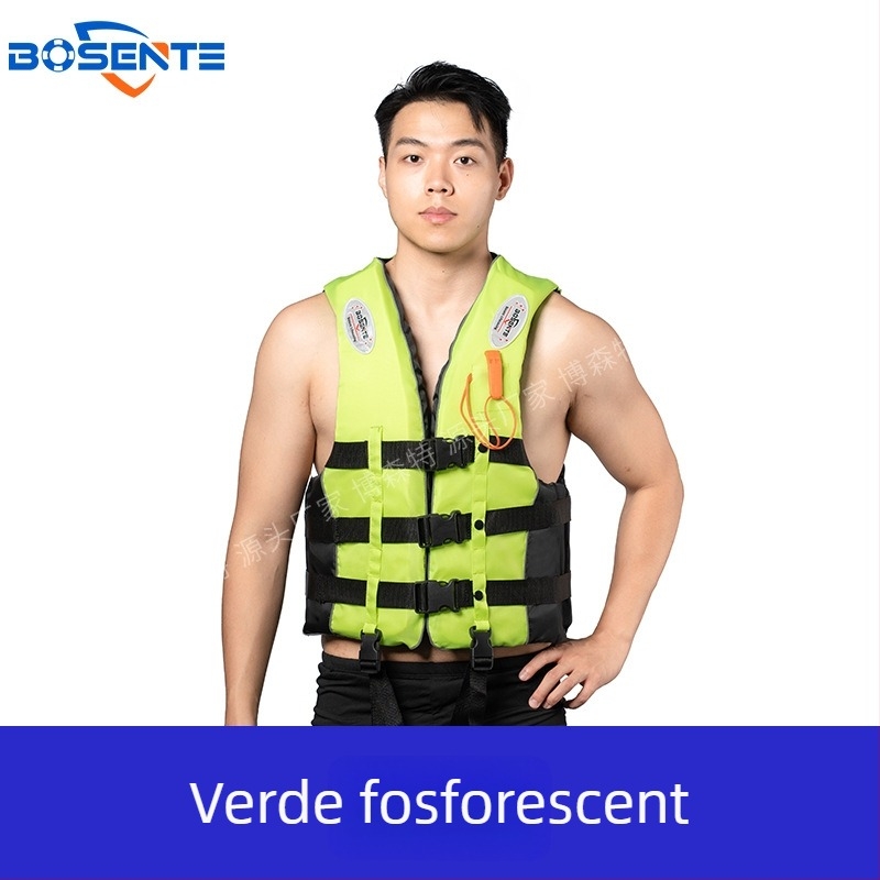 Vestă de salvare pentru adulți și copii, cu plutaj înalt, pentru înot, pescuit și rafting.