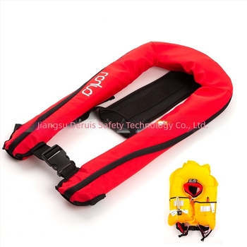 DRESEA vestă de salvare gonflabilă portabilă, montaj auto, pentru adulți, cu plutabilitate ridicată, pentru situații de urgență