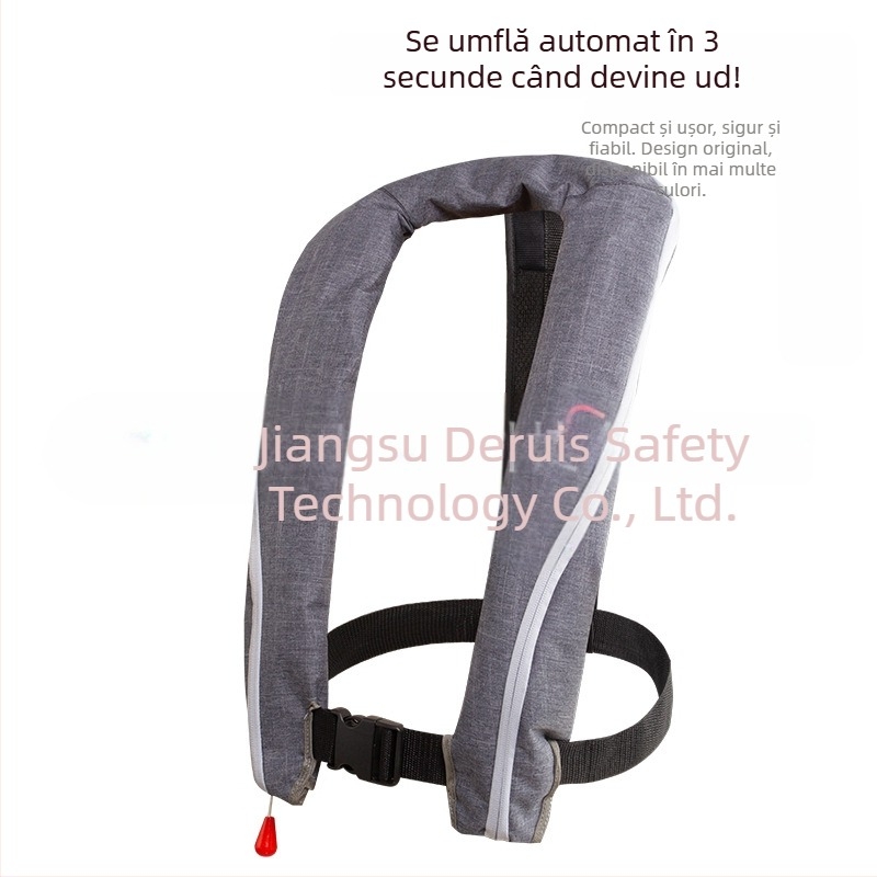 DRESEA vestă de salvare gonflabilă portabilă, montaj auto, pentru adulți, cu plutabilitate ridicată, pentru situații de urgență