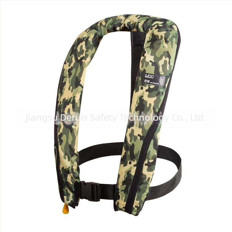 DRESEA vestă de salvare gonflabilă portabilă, montaj auto, pentru adulți, cu plutabilitate ridicată, pentru situații de urgență