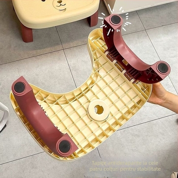 Suport pentru picioare sub birou, plastic, simplu și modern, umplutură din spumă ușoară, model 64564651