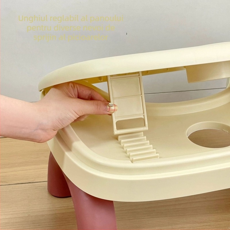 Suport pentru picioare sub birou, plastic, simplu și modern, umplutură din spumă ușoară, model 64564651