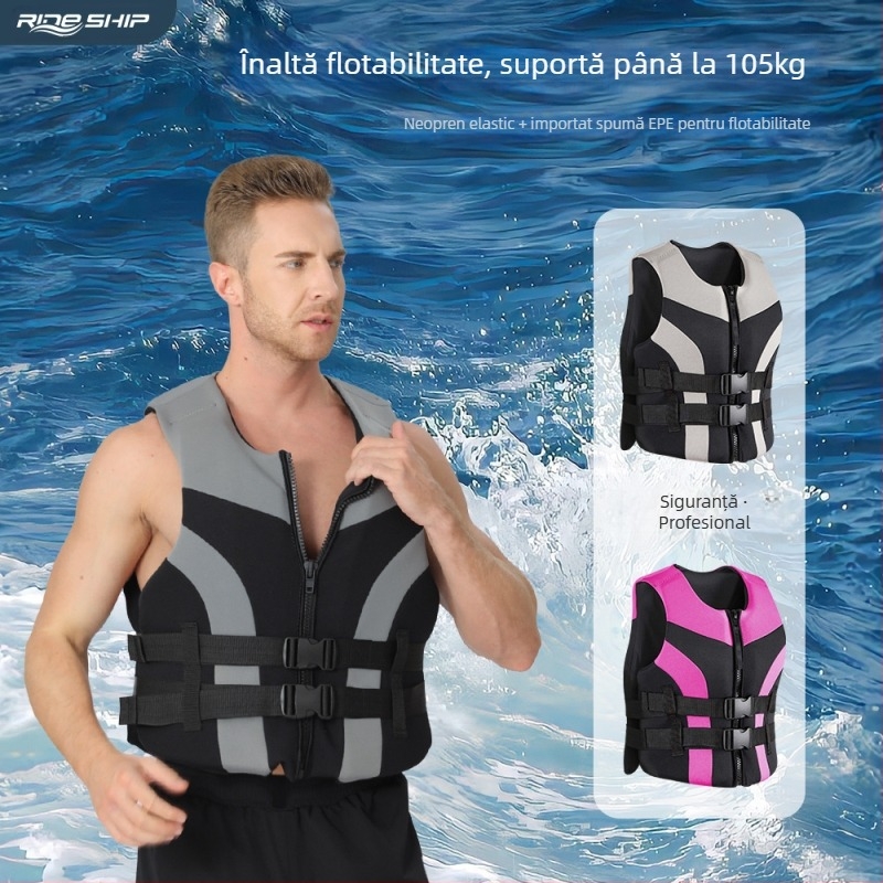 Vesta de salvare pentru adulți, vestă marină profesională, multifuncțională, cu plutabilitate EPE