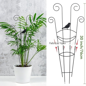 Suport pentru plante din oțel inoxidabil, cadru trellis pentru plante cățătoare, suport pentru ghivece, marca Yixin