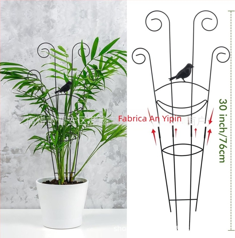 Suport pentru plante din oțel inoxidabil, cadru trellis pentru plante cățătoare, suport pentru ghivece, marca Yixin