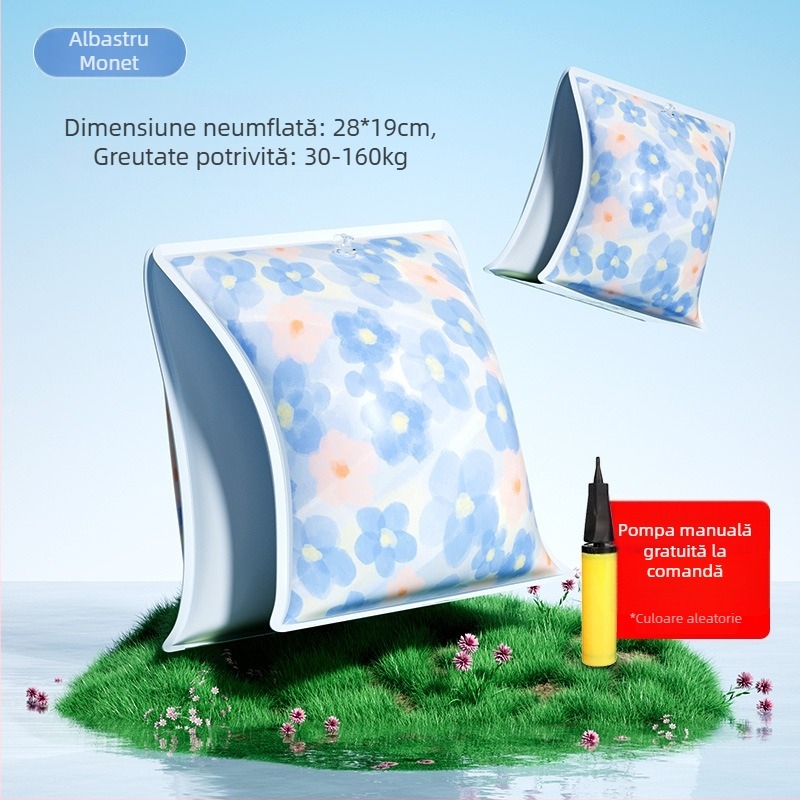 Inel de înot pentru copii, design pentru subraț, PVC ecologic gros, imprimeu